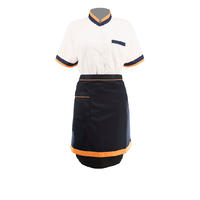 Women’s Sleeve Chef Coat with apron Full Sets 8