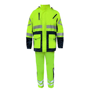 Long sleeve yellow safety overalls